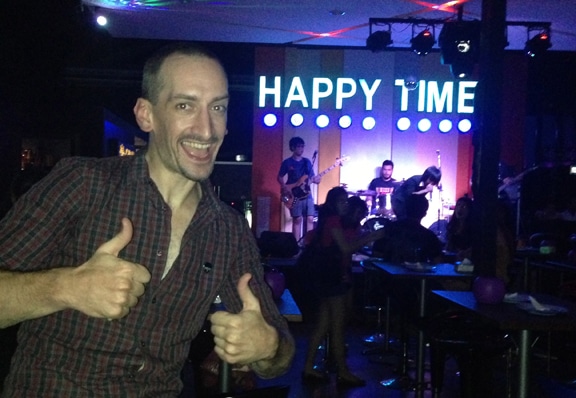The Happy Times Bar in Bangkok, home of the Ronan Keating International Appreciation Society