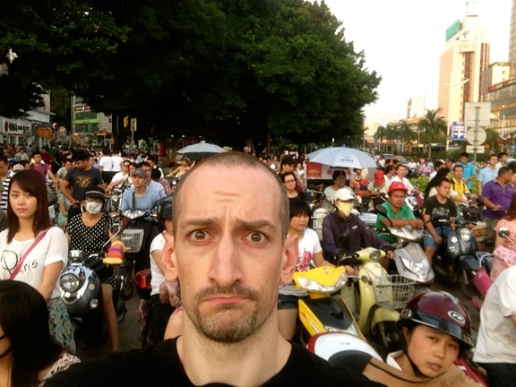 Feeling a little out of place in Nanning, China