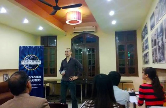 Sick talk at Hanoi Toastmasters