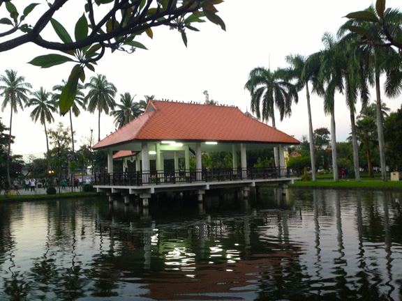 My morning workout spot in Chiang Mai