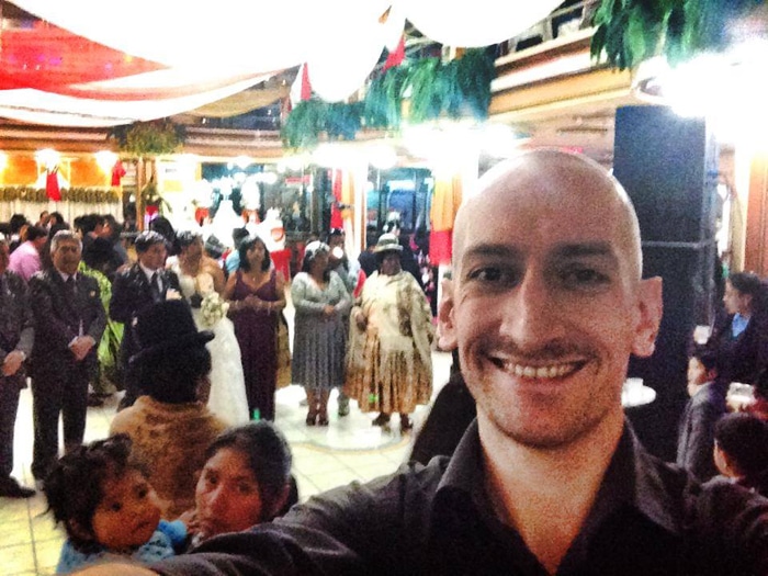Wedding crashing in La Paz