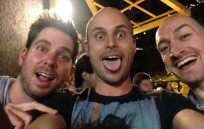 Hanging out with Turner Barr and Anthony Middleton