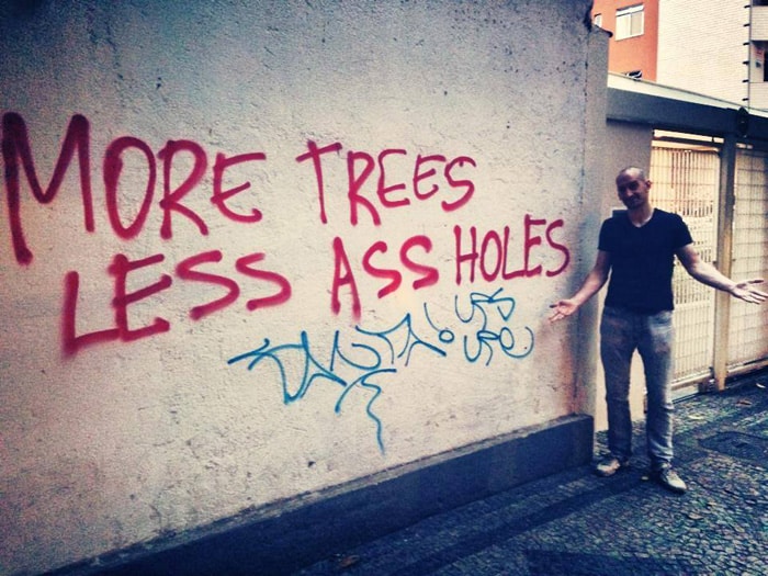 Graffiti wisdom in Belo Horizonte