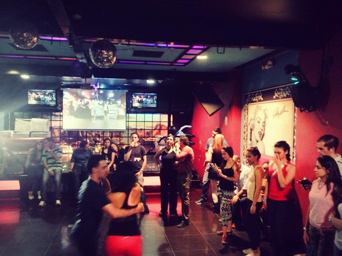Salsa class in Medellín