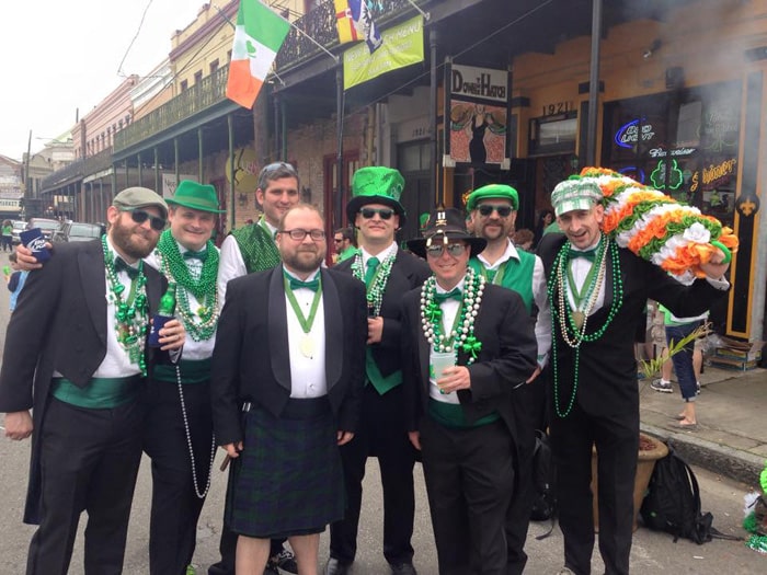 St. Patrick's March in New Orleans. More pics here.