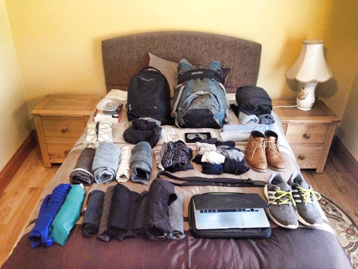 Packing for Amsterdam.