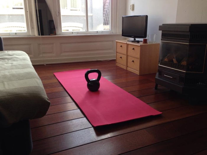 Home gym.