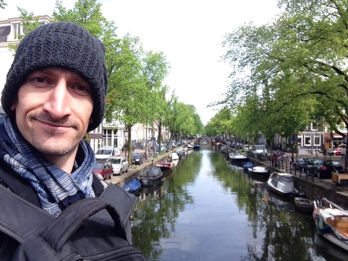 Arriving in Amsterdam
