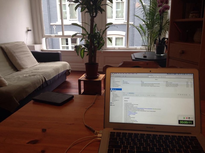 Another workday in Amsterdam.