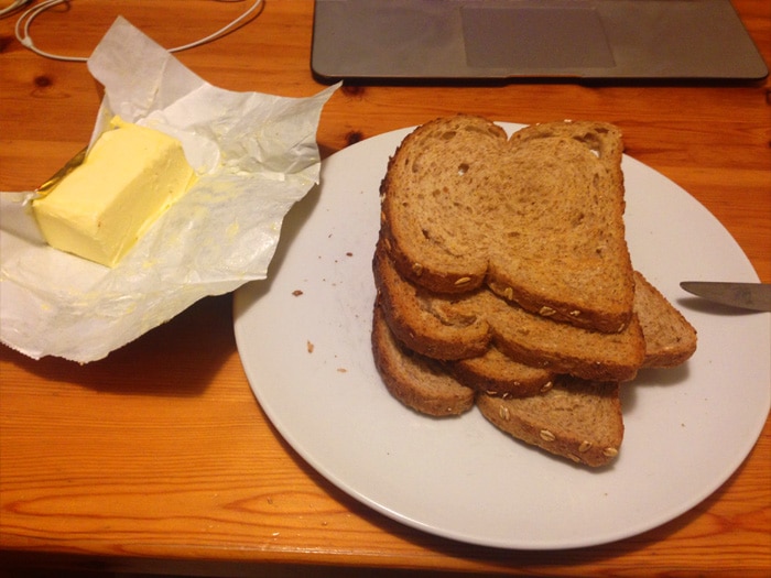 Cheat day toastfest.