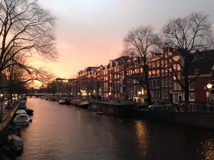 Winter in Amsterdam.
