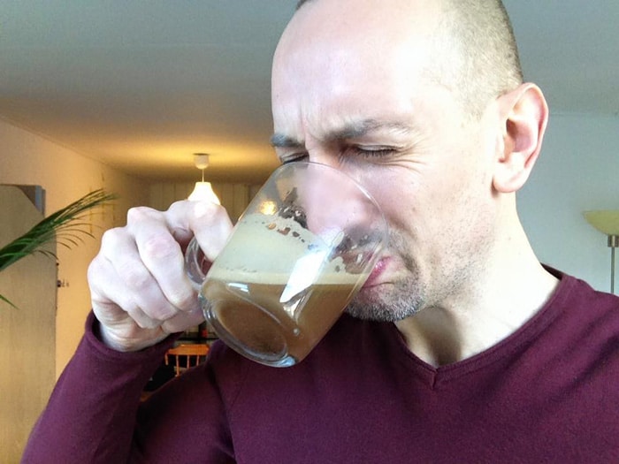 Pro tip: don't put lemon in your coffee.