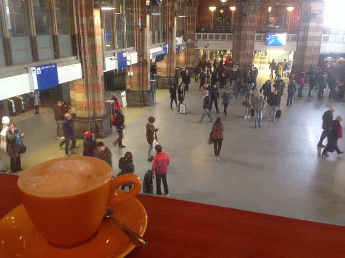 Coffee at Central Station.