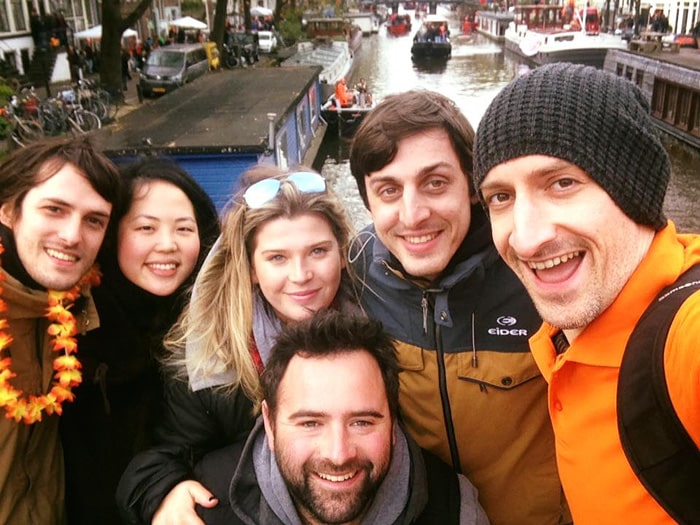 Rollicking about on King's Day.