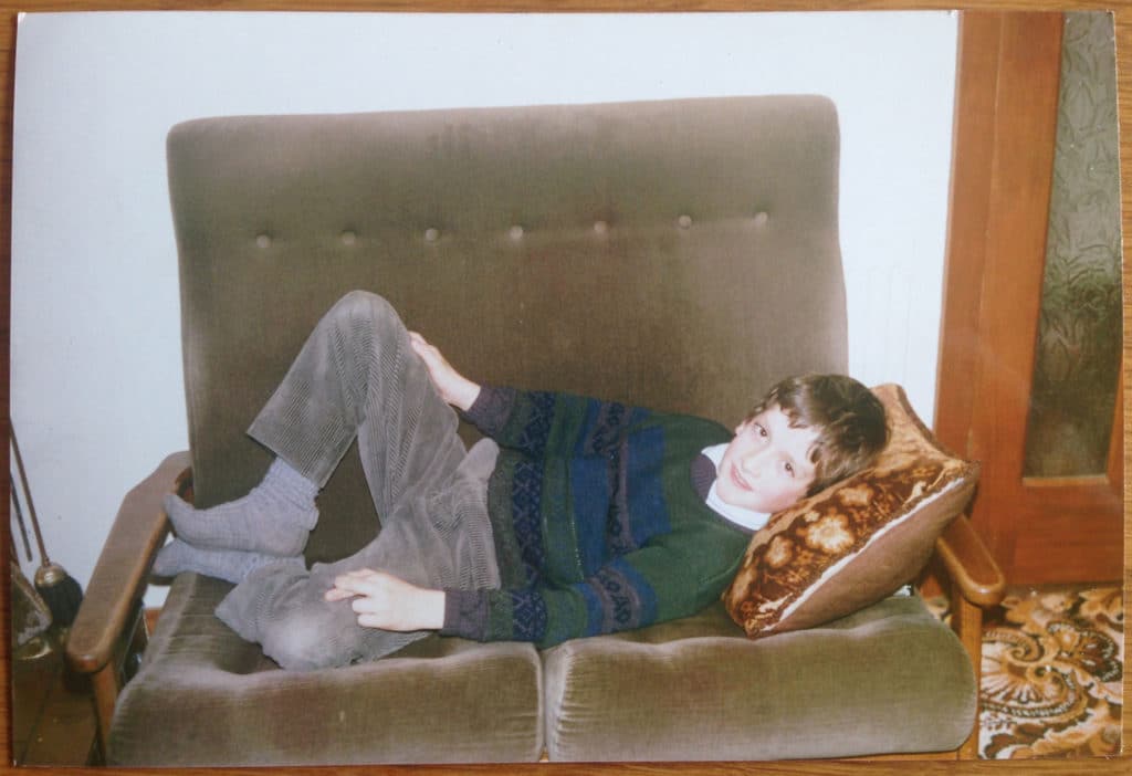 Slightly embarrassing childhood photo found at my parents house.