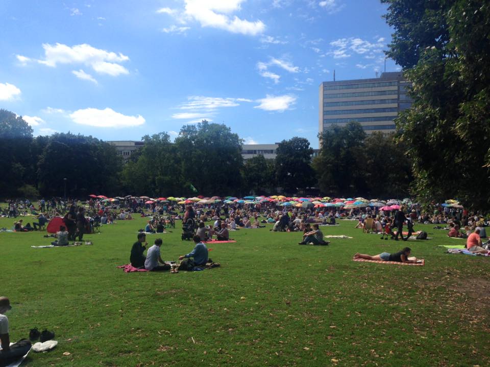 Chilling out at Thai Park in Berlin