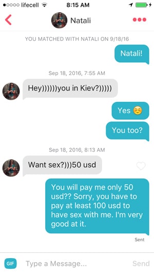 Tinder chat