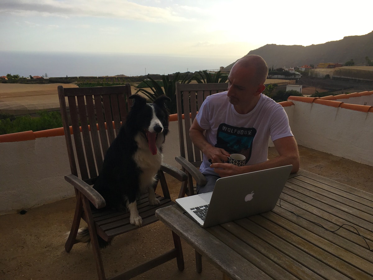Digital Nomads Having Coffee