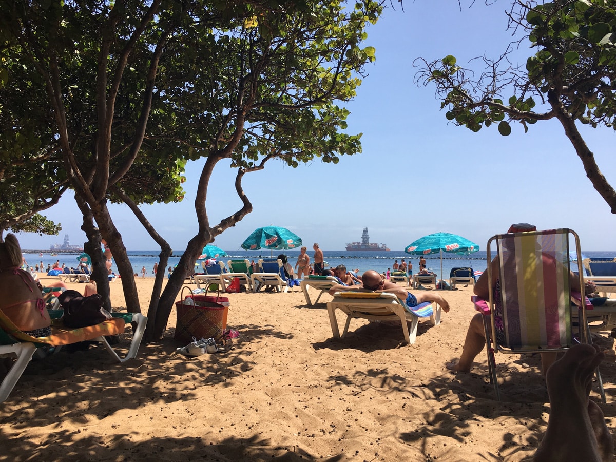 Playa de las Teresitas in Tenerife