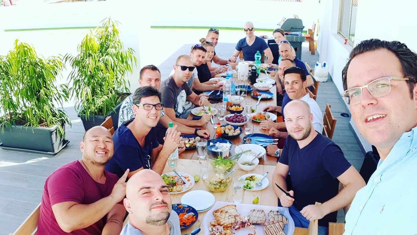 Social lunch at The Roof