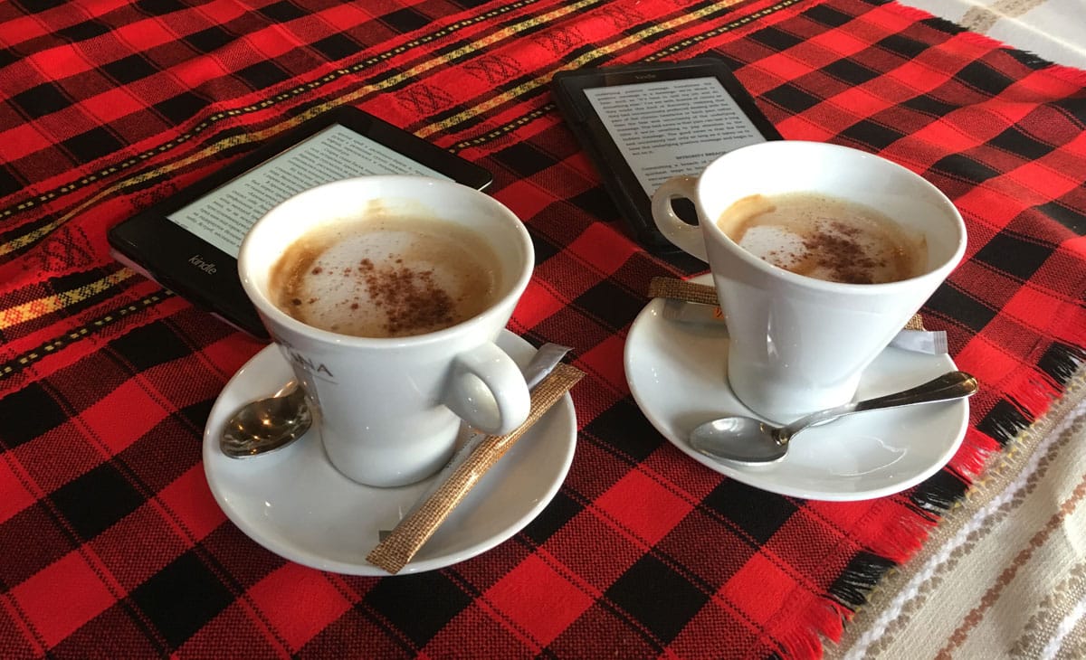 Breaking our January coffee fast.