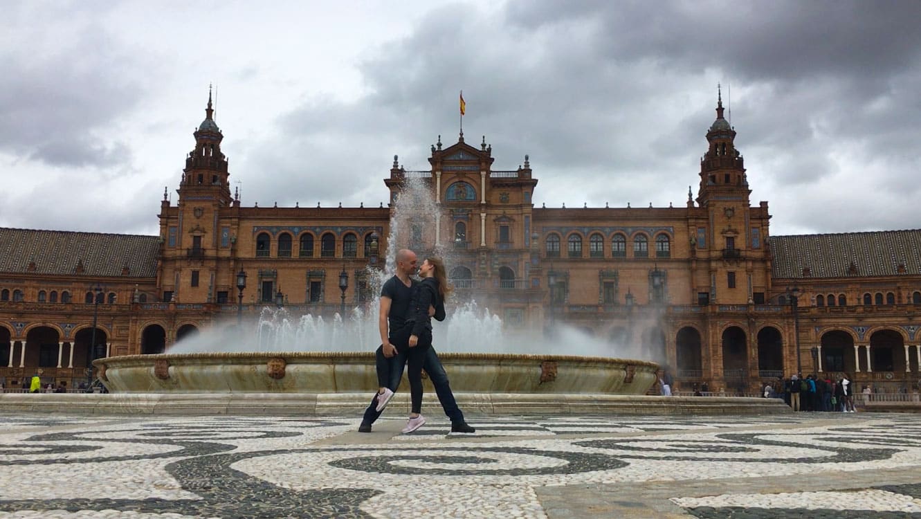 Getting fierce romantic in Sevilla