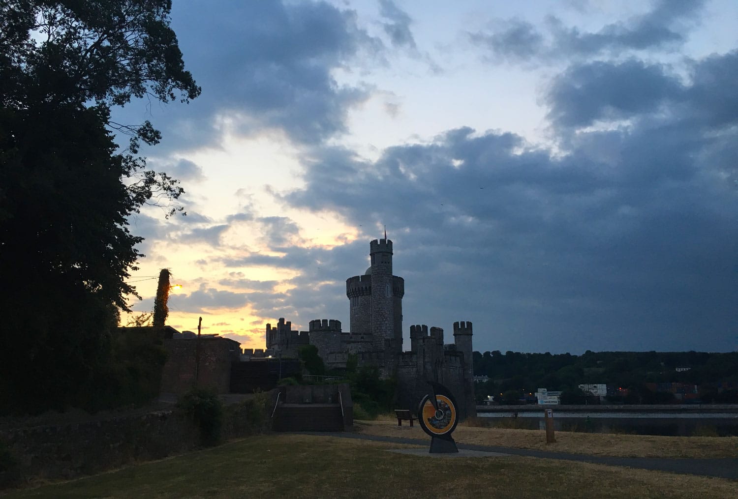 Blackrock Castle for the first dinner back in Ireland.