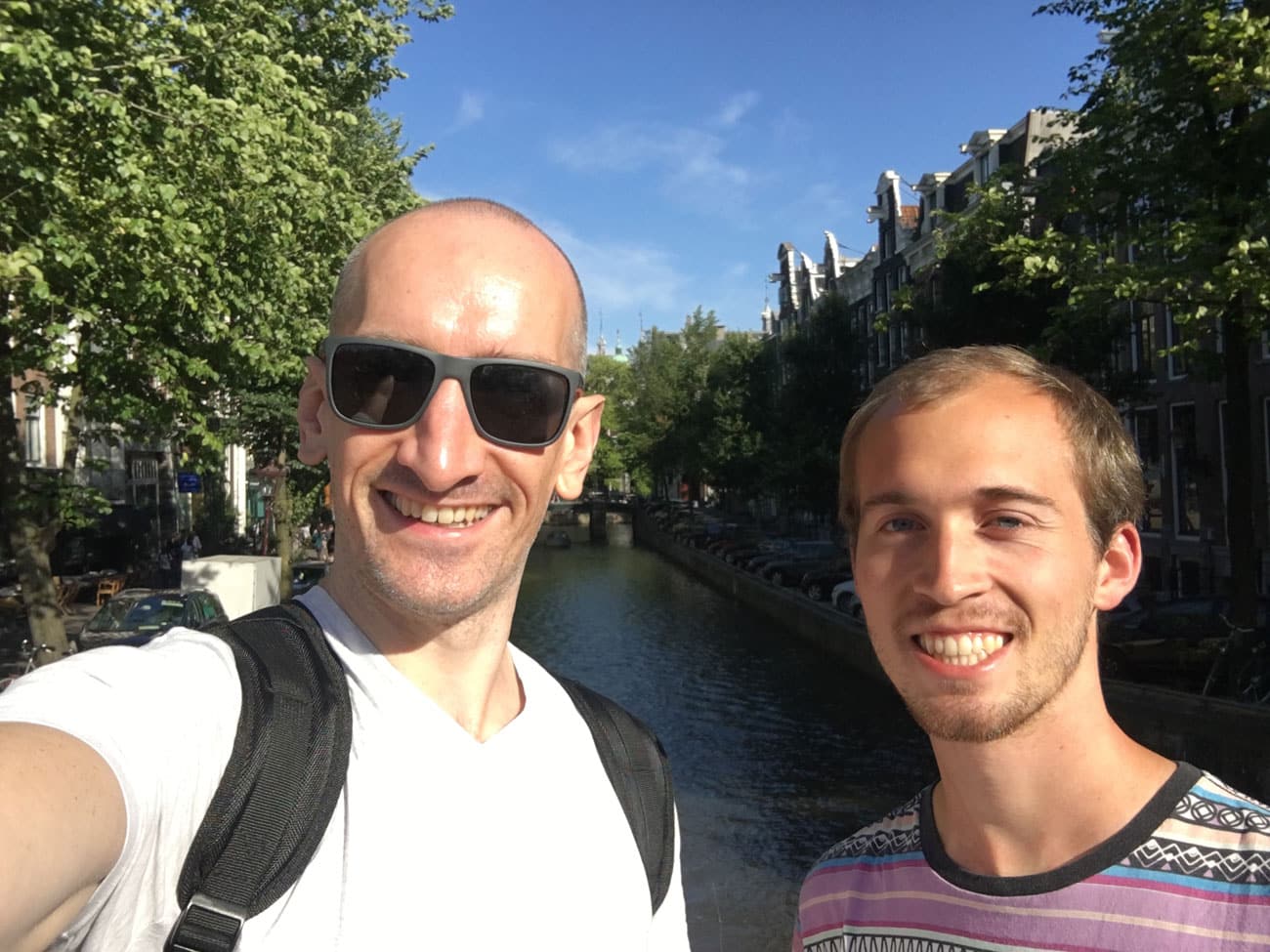 Meeting up with Justin on his round-the-world tour