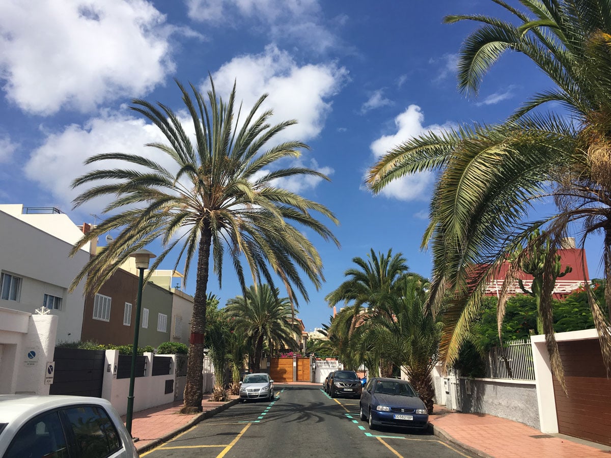 Una calle de Las Palmas