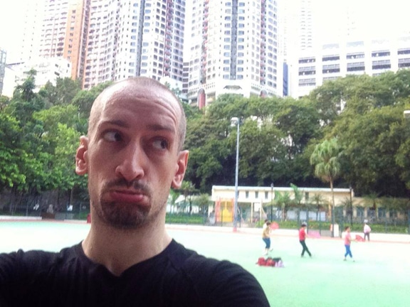 Sad to leave behind those old ladies and their tai chi in Hong Kong